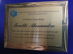 Premiazione Torelli Alessandro